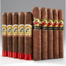 Sampler La Aroma de Cuba Robusto (5" x 54)  La Gloria Cubana Serie R No. 5 Robusto (5.5" x 54)