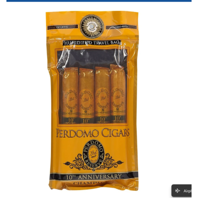 Sampler Perdomo Reserve Champagne Epicure (Humidified Bag) 4 Cigars