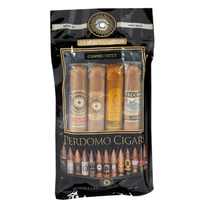 Perdomo Humidified Sampler-Connecticut 4 Cigars