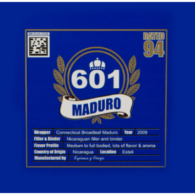 601 Blue Label Maduro Toro