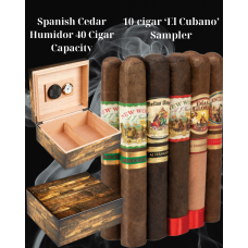 Cigar Sampler with Humidor